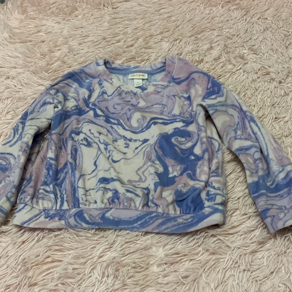 Fleece long sleeve shirt